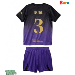 Barcelona Alejandro Balde #3 Replika Babytøj Udebanesæt Børn 2026-27 Kortærmet (+ Korte bukser)